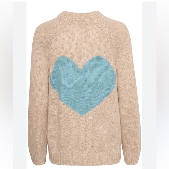 Bluecrush big heart pullover sweater knit! Size XL - Picture 12 of 16